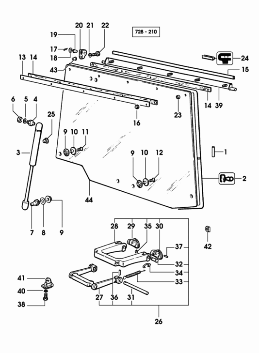 SAME SILVER /LAMBO PREMIUM REAR WINDOW CLOSE HANDLE 0.009.0711.4/30 ...